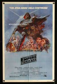 w296 EMPIRE STRIKES BACK style B 1sh movie poster '80 George Lucas