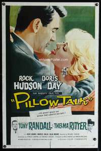 w650 PILLOW TALK one-sheet movie poster '59 Rock Hudson loves Doris Day!