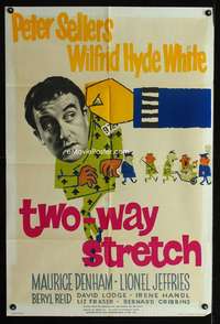 w825 TWO-WAY STRETCH English one-sheet movie poster '60 Peter Sellers