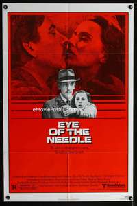 w312 EYE OF THE NEEDLE one-sheet movie poster '81 Sutherland, Ken Follett