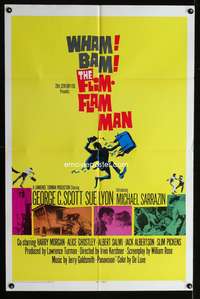 w330 FLIM-FLAM MAN one-sheet movie poster '67 Geroge Scott, Sue Lyon
