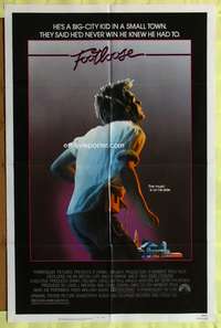w335 FOOTLOOSE one-sheet movie poster '84 competitive dancer Kevin Bacon!