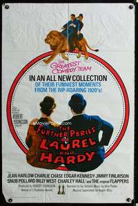 w359 FURTHER PERILS OF LAUREL & HARDY one-sheet movie poster '67