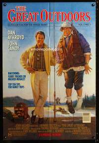 w398 GREAT OUTDOORS advance one-sheet movie poster '88 Dan Aykroyd, Candy
