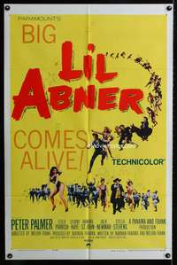 w522 LI'L ABNER one-sheet movie poster '59 Julie Newmar, Peter Palmer