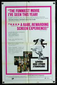 w547 LOVERS & OTHER STRANGERS one-sheet movie poster '70 what's the story?
