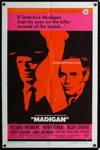 w554 MADIGAN one-sheet movie poster '68 Richard Widmark, Henry Fonda
