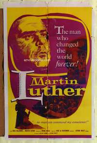 w563 MARTIN LUTHER one-sheet movie poster '53 Niall MacGinnis, Irving Pichel