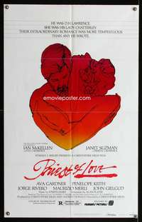 w660 PRIEST OF LOVE one-sheet movie poster '81 Ian McKellen, D.H. Lawrence