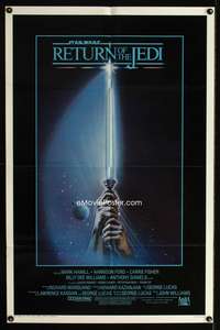 w686 RETURN OF THE JEDI one-sheet movie poster '83 George Lucas classic!
