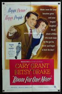w704 ROOM FOR ONE MORE one-sheet movie poster '52 Cary Grant, Betsy Drake