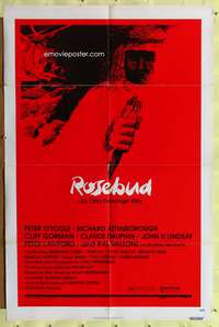w705 ROSEBUD one-sheet movie poster '75 Otto Preminger, Peter O'Toole
