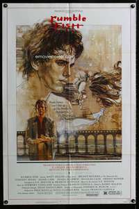 w708 RUMBLE FISH one-sheet movie poster '83 Francis Ford Coppola, Dillon