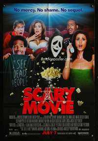 w722 SCARY MOVIE advance one-sheet movie poster '00 Wayans horror spoof!