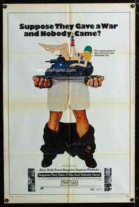 w778 SUPPOSE THEY GAVE A WAR & NOBODY CAME one-sheet movie poster '70