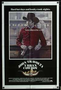 w839 URBAN COWBOY one-sheet movie poster '80 John Travolta, Debra Winger