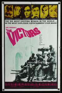 w843 VICTORS one-sheet movie poster '64 Vince Edwards, Albert Finney