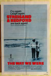 w874 WAY WE WERE one-sheet movie poster R75 Barbra Streisand, Redford