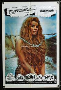 w883 WHEN WOMEN HAD TAILS one-sheet movie poster '70 sexy Senta Berger!