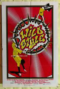 w896 WILD STYLE one-sheet movie poster '82 cool hip hop Vasta artwork!