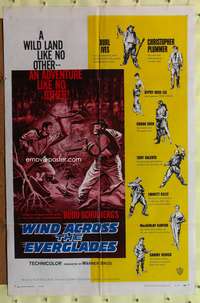 w903 WIND ACROSS THE EVERGLADES one-sheet movie poster '58 Nicholas Ray