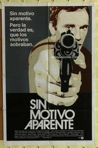 w906 WITHOUT APPARENT MOTIVE Spanish/U.S. one-sheet movie poster '72 Trintignant