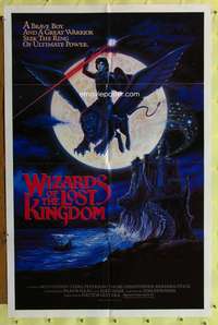 w908 WIZARDS OF THE LOST KINGDOM one-sheet movie poster '85 Morrison art!