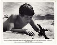 y036 BLACK STALLION 8x10 movie still '79 Kelly Reno & snake in sand