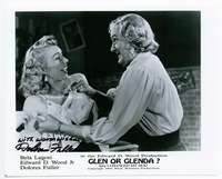 y002 GLEN OR GLENDA signed 8x10 movie still R94 by Dolores Fuller!