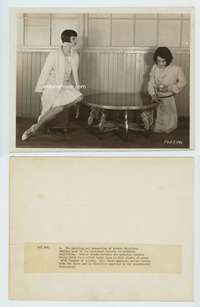 y133 LOUISE BROOKS 8x10 movie still '20s inspecting deco table!