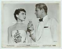 y209 SABRINA 8x10 movie still '54 Audrey Hepburn, William Holden