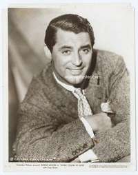 y256 WHEN YOU'RE IN LOVE 8x10 movie still '37 Cary Grant portrait!