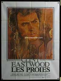 z020 BEGUILED French 1p R80s cool completely different art of Clint Eastwood by Goldman!