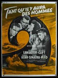 z038 FROM HERE TO ETERNITY French 1p R60s Burt Lancaster, Deborah Kerr, Sinatra, Donna Reed, Clift