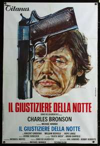 z450 DEATH WISH Italian one-panel movie poster '74 Ciriello art of Bronson!