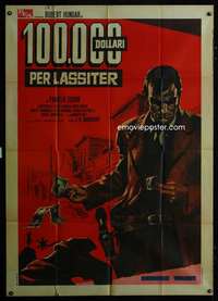 z459 DOLLARS FOR A FAST GUN Italian one-panel movie poster '66 Claudio Undari