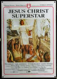 z512 JESUS CHRIST SUPERSTAR Italian one-panel movie poster '73 Webber musical