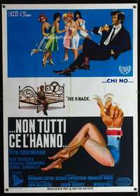 z516 KNACK & HOW TO GET IT Italian one-panel movie poster '65 Rita Tushingham
