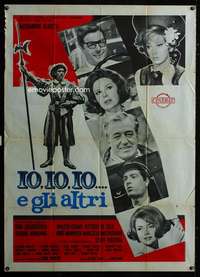 z532 ME, ME, ME, & THE OTHERS Italian one-panel movie poster '66 Lollobrigida