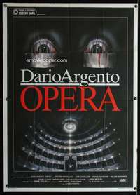 z544 OPERA Italian one-panel movie poster '87 Argento, great Casaro art!