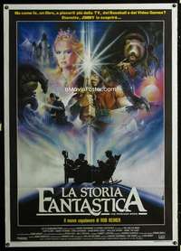 z547 PRINCESS BRIDE Italian one-panel movie poster '87 cool different art!