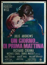 z577 STAR Italian one-panel movie poster '68 Julie Andrews, Nistri art!
