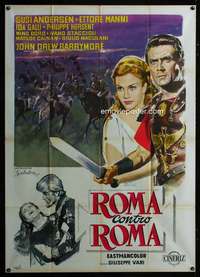 z593 WAR OF THE ZOMBIES Italian one-panel movie poster '65 Manno art!