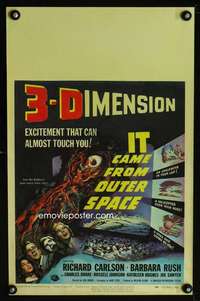 z197 IT CAME FROM OUTER SPACE window card movie poster '53 classic 3D sci-fi!