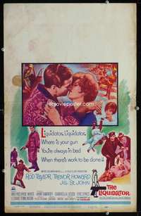 z220 LIQUIDATOR window card movie poster '66 Rod Taylor, Jill St. John