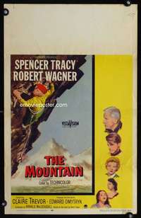 z240 MOUNTAIN window card movie poster '56 Spencer Tracy, Robert Wagner