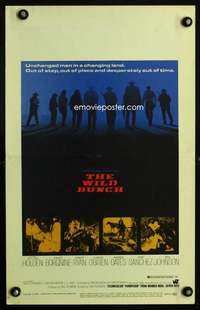 z378 WILD BUNCH window card movie poster '69 Sam Peckinpah, William Holden