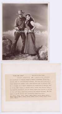 a007 ALONG CAME JONES 8x9.75 movie still '45 Gary Cooper & Young!