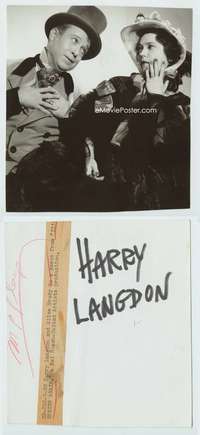 a199 ZENOBIA 5.75x6.25 movie still '39 Harry Langdon, Alice Brady