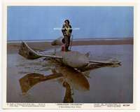 a127 OPERATION CROSSBOW color 8x10 #2 movie still '65 beached plane!